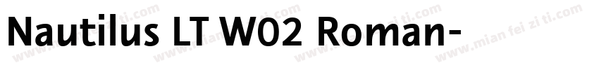 Nautilus LT W02 Roman字体转换